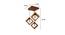 Rhombus Brown Solid Wood Cluster Hanging Light (Brown) by Urban Ladder - Dimension - 984170