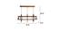 Paragon 3 Series Brown Solid Wood Cluster Hanging Light (Brown) by Urban Ladder - Dimension - 984175