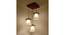 Propel Brown Solid Wood Cluster Hanging Light (Brown) by Urban Ladder - - 