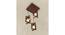 Gyro Brown Solid Wood Cluster Hanging Light (Brown) by Urban Ladder - - 