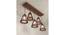 Funnel 5 Series Brown Solid Wood Cluster Hanging Light (Brown) by Urban Ladder - - 