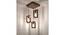 Gyro Brown Solid Wood Cluster Hanging Light (Brown) by Urban Ladder - - 