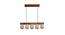 Hexa Brown Solid Wood Cluster Hanging Light (Brown) by Urban Ladder - - 