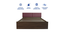 viveka Engwitheered Wood Bed gi Walnut Fwithish (Walnut Finish, Queen Bed Size, Box Storage Type) by Urban Ladder - - 