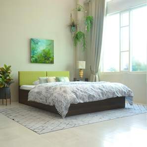 Nadi Engineered Wood Queen Size Box Storage Bed in Walnut Finish-image-4