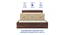 nadi Engwitheered Wood Bed ne Walnut Fwithish (Walnut Finish, Queen Bed Size, Box Storage Type) by Urban Ladder - - 