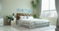 Chestnut  Engwitheered Wood Bed  E White Fwithish (Queen Bed Size, White Finish, Box Storage Type) by Urban Ladder - - 