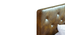 Chestnut  Engwitheered Wood Bed  E White Fwithish (Queen Bed Size, White Finish, Box Storage Type) by Urban Ladder - - 