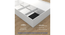 Chestnut  Engwitheered Wood Bed  E White Fwithish (Queen Bed Size, White Finish, Box Storage Type) by Urban Ladder - - 