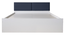 almora Engwitheered Wood Bed gi White Fwithish (Queen Bed Size, White Finish, Box Storage Type) by Urban Ladder - - 