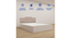 Prajna Engwitheered Wood Bed gi White Fwithish (Queen Bed Size, White Finish, Box Storage Type) by Urban Ladder - - 