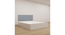 Sutra Engwitheered Wood Bed with White Fwithish (Queen Bed Size, White Finish, Box Storage Type) by Urban Ladder - - 