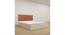 Namah Engwitheered Wood Bed with White Fwithish (Queen Bed Size, White Finish, Box Storage Type) by Urban Ladder - - 
