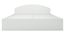 Daiki Engwitheered Wood Bed with White Fwithish (Queen Bed Size, White Finish, Box Storage Type) by Urban Ladder - - 