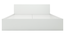 Ren Engwitheered Wood Bed ee White Fwithish (King Bed Size, White Finish, Box Storage Type) by Urban Ladder - - 