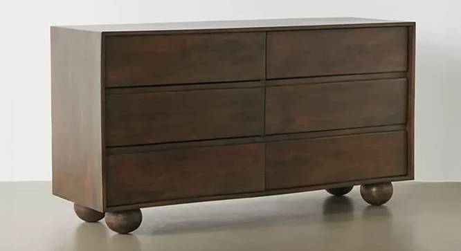 mahe chest of drawers solid wood matte finish (Matte Finish) by Urban Ladder - - 