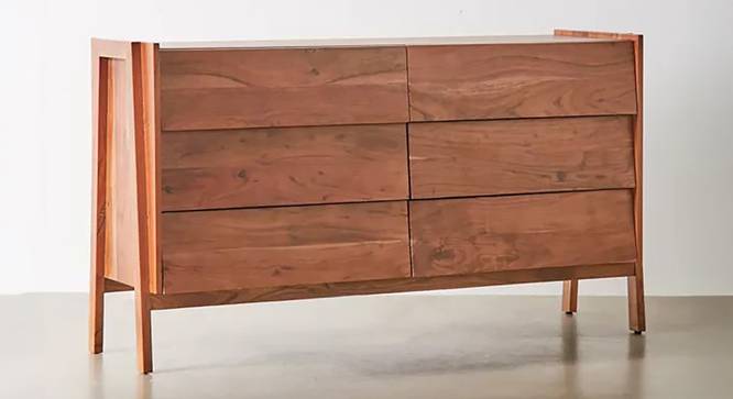 wallace chest of drawers solid wood matte finish (Matte Finish) by Urban Ladder - - 