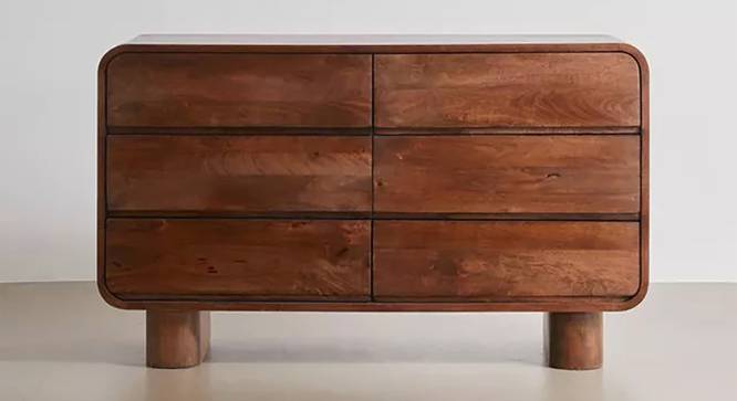 roswell chest of drawers solid wood matte finish (Matte Finish) by Urban Ladder - - 