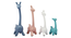 Set Of 4 Graceful Giraffe Showpieces (Multi) by Urban Ladder - - 