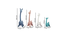 Set Of 4 Graceful Giraffe Showpieces (Multi) by Urban Ladder - Dimension - 985222