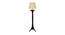 Lucas Wooden Floor Lamp with Brown Base and Jute Fabric Lampshade (Brown) by Urban Ladder - - 