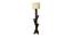 Woods Wooden Floor Lamp with Brown Base and Jute Fabric Lampshade (Brown) by Urban Ladder - - 