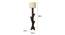 Woods Wooden Floor Lamp with Brown Base and Jute Fabric Lampshade (Brown) by Urban Ladder - Dimension - 985311