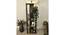 Jordan Wooden Floor Lamp with Brown Base and Jute Fabric Lampshade (Brown) by Urban Ladder - - 