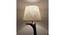 Lucas Wooden Floor Lamp with Brown Base and Jute Fabric Lampshade (Brown) by Urban Ladder - - 