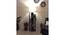 Jordan Wooden Floor Lamp with Brown Base and Jute Fabric Lampshade (Brown) by Urban Ladder - - 