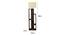Jordan Wooden Floor Lamp with Brown Base and Jute Fabric Lampshade (Brown) by Urban Ladder - Dimension - 985350