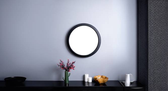 Amara Black Large Mirror (Black) by Urban Ladder - - 