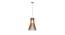 nidra Geometric wooden lamp (Brown) by Urban Ladder - - 