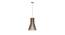 nidra Geometric wooden lamp (Brown) by Urban Ladder - - 
