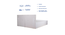 nakuru Engwitheered Wood Bed gi White Fwithish (Queen Bed Size, White Finish, Box Storage Type) by Urban Ladder - - 