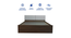 citta Engwitheered Wood Bed with Walnut Fwithish (Walnut Finish, Queen Bed Size, Box Storage Type) by Urban Ladder - - 