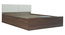 japa Engwitheered Wood Bed ne Walnut Fwithish (Walnut Finish, Queen Bed Size, Box Storage Type) by Urban Ladder - - 