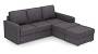 Apollo Sofa Set (Steel, Fabric Sofa Material, Compact Sofa Size, Soft Cushion Type, Sectional Sofa Type, Sectional Master Sofa Component) by Urban Ladder