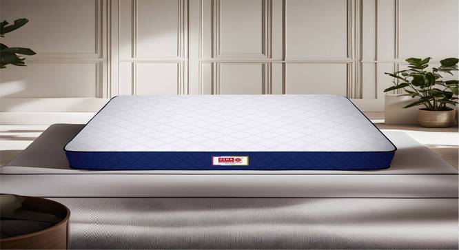 Back Master with NFF Tech Single Size Mattress (White, Single Mattress Type, 75 x 36 in Mattress Size, 4 in Mattress Thickness (in Inches)) by Urban Ladder - - 