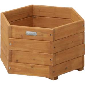takasho Wood Deco Hexagon Planter 45cm-picture-11