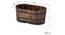 Oval (Brown) by Urban Ladder - Dimension - 987151