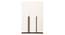 marson engineered wood wardrobe (Three Door, Frosty White & Columbian Walnut Finish) by Urban Ladder - - 