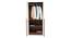 riyab engineered wood wardrobe (Two Door, Frosty White & Columbian Walnut Finish) by Urban Ladder - - 