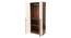 riyab engineered wood wardrobe (Two Door, Frosty White & Columbian Walnut Finish) by Urban Ladder - - 
