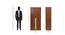 rubbik engineered wood wardrobe (Two Door, Columbian Walnut Finish) by Urban Ladder - Dimension - 987204