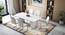 Nova Faux Marble 6 Seater Dining Table With Set Of 6 Seneca Dining Chairs (White, Faux White Marble Finish) by Urban Ladder - - 987214