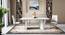 Nova Faux Marble 6 Seater Dining Table With Set Of 6 Ingrid White Leatherette Dining Chairs (White Leatherette, Faux White Marble Finish) by Urban Ladder - - 987218