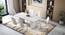 Nova Faux Marble 6 Seater Dining Table With Set Of 6 Ingrid White Leatherette Dining Chairs (White Leatherette, Faux White Marble Finish) by Urban Ladder - - 987220