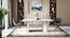 Nova Faux Marble 6 Seater Dining Table With Set Of 6 Doris Chairs (Dark Grey, Faux White Marble Finish) by Urban Ladder - - 987230