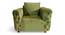 Jackson Solid Wood Contemporary 1 Seater Accent Chair (Green) by Urban Ladder - - 